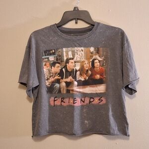 Friends The Television Series Women's Small Tie Dye Graphic Crop Top T-Shirt